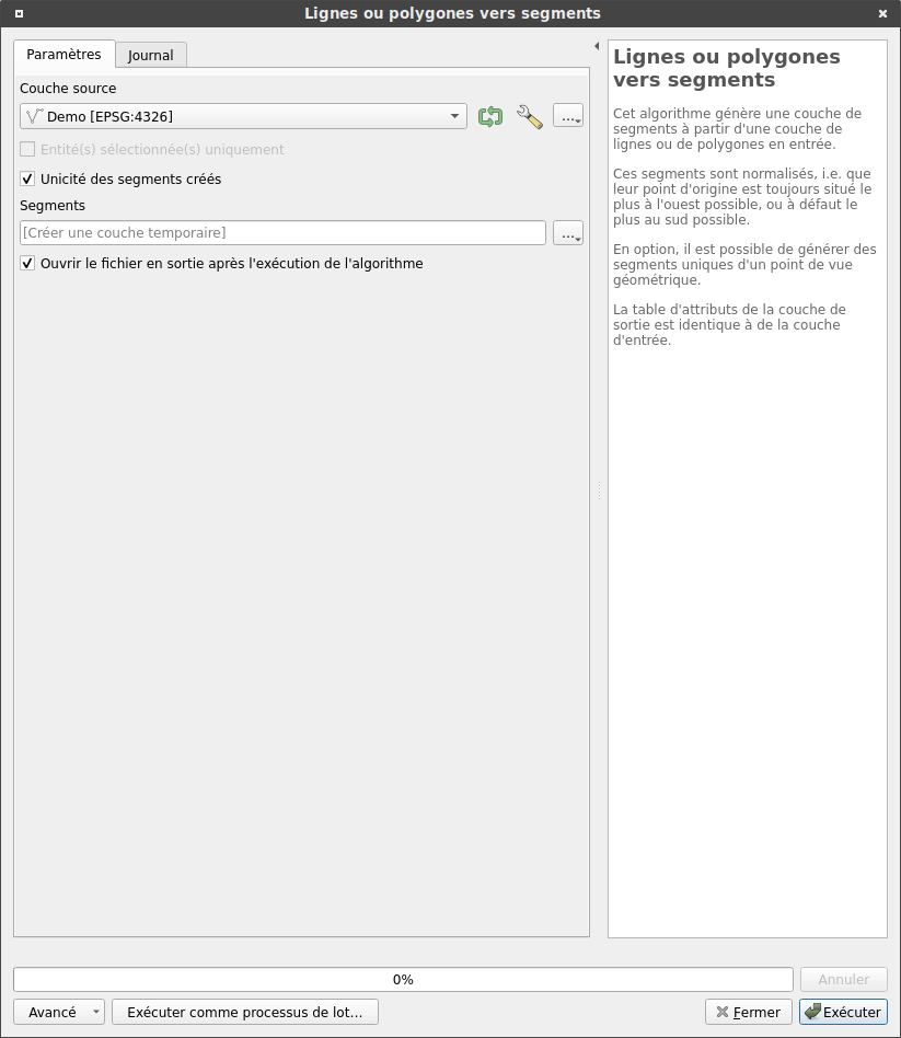 Lignes ou polygones vers segments